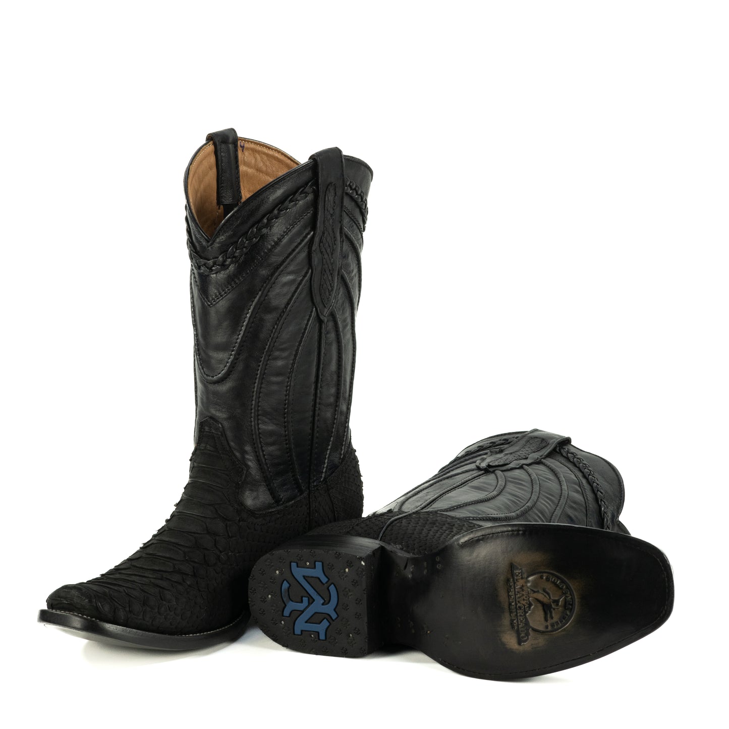 DUBAI PYTHON NOBUCK NEGRO